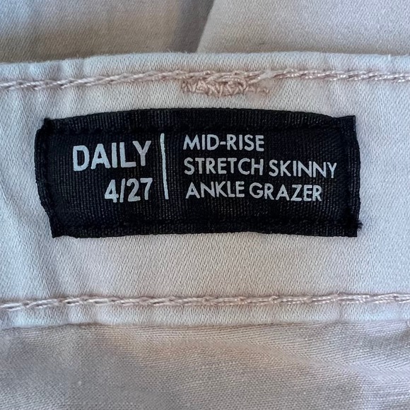 Buffalo David Bitton Mid Rise Stretch Skinny Ankle Pants 4/27 - Picture 3 of 9